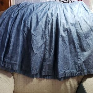 Lane Bryant Jean Skirt Size 22